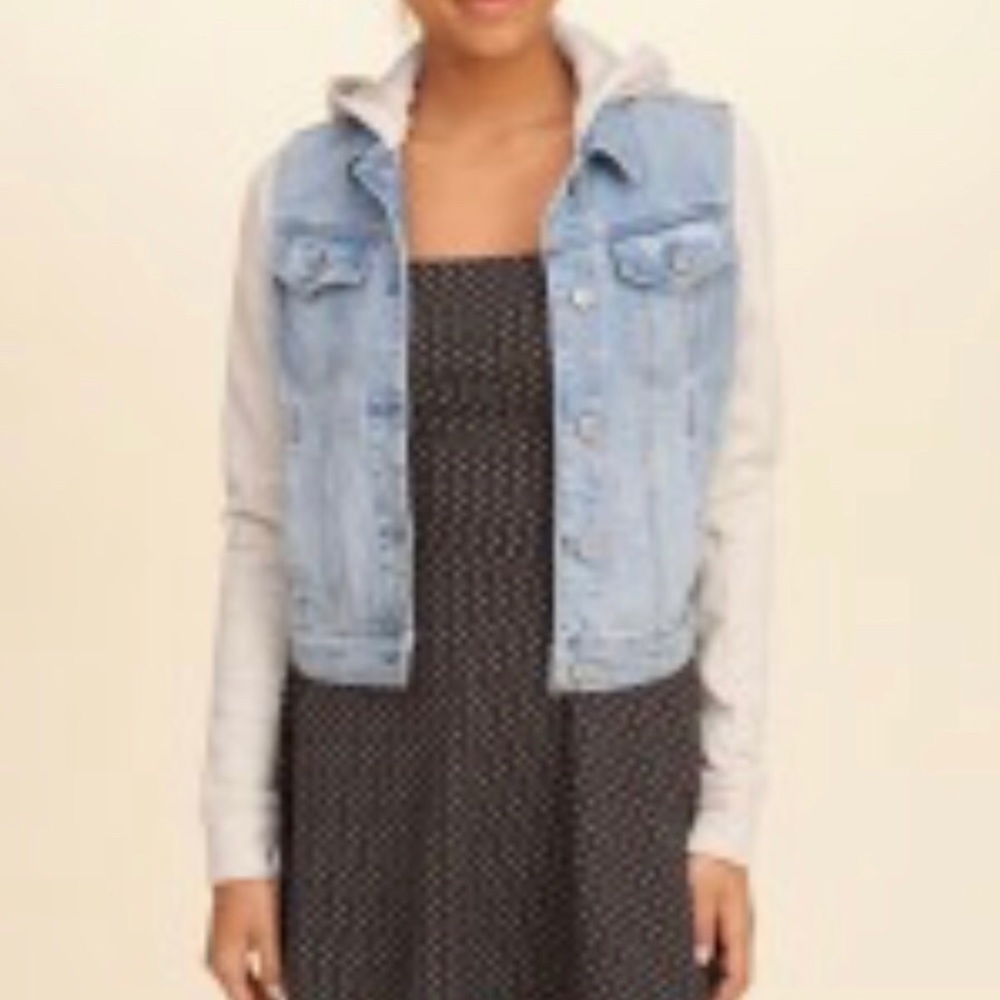 Hollister girls jean jacket